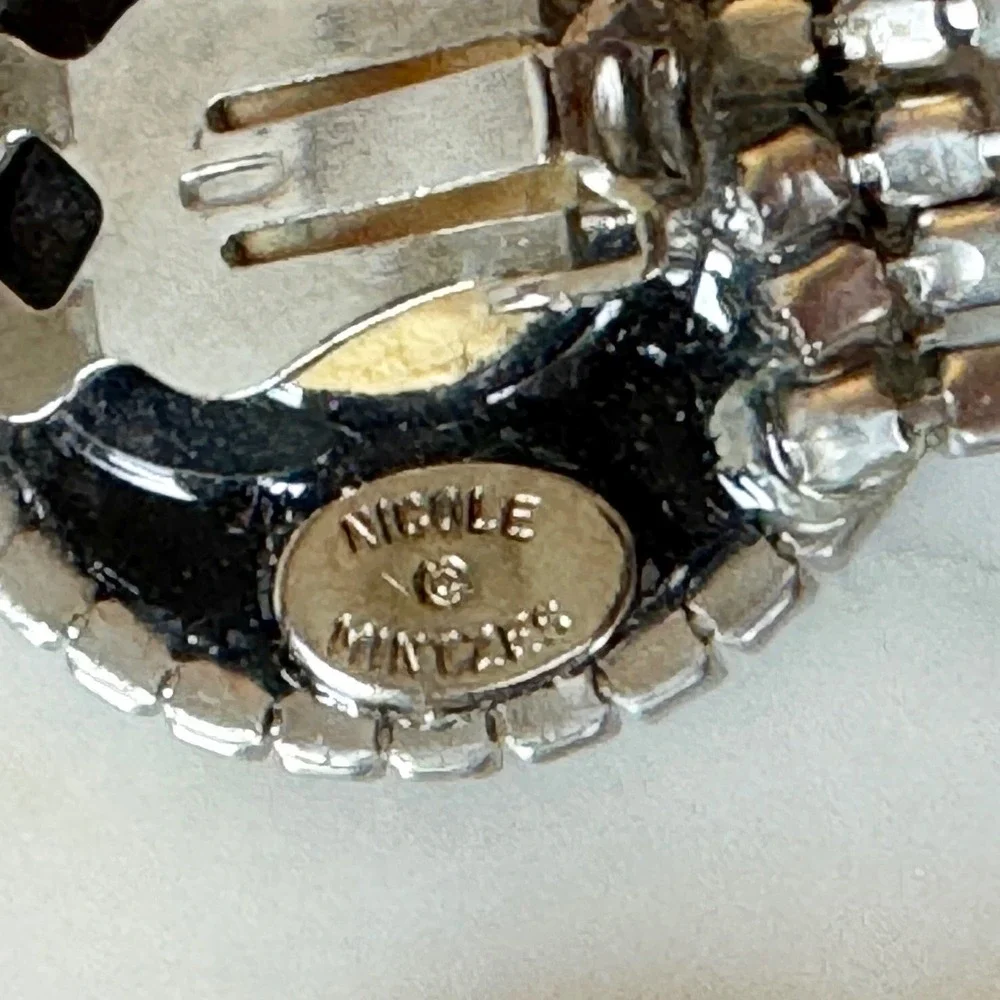 Vintage‎ Rhinestone Fringe Dangling Statement Earrings Showgirl Nicole Mintzes